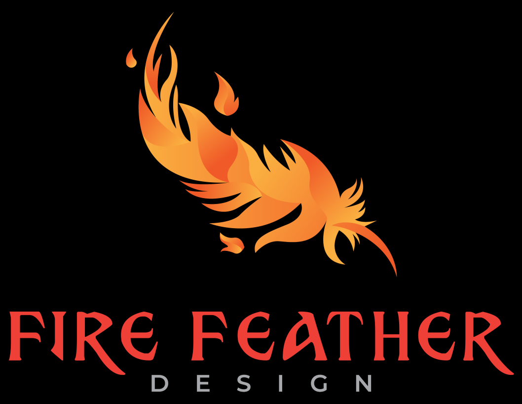 Fire Feather Design Logo - Custom Shirts and Embroidery